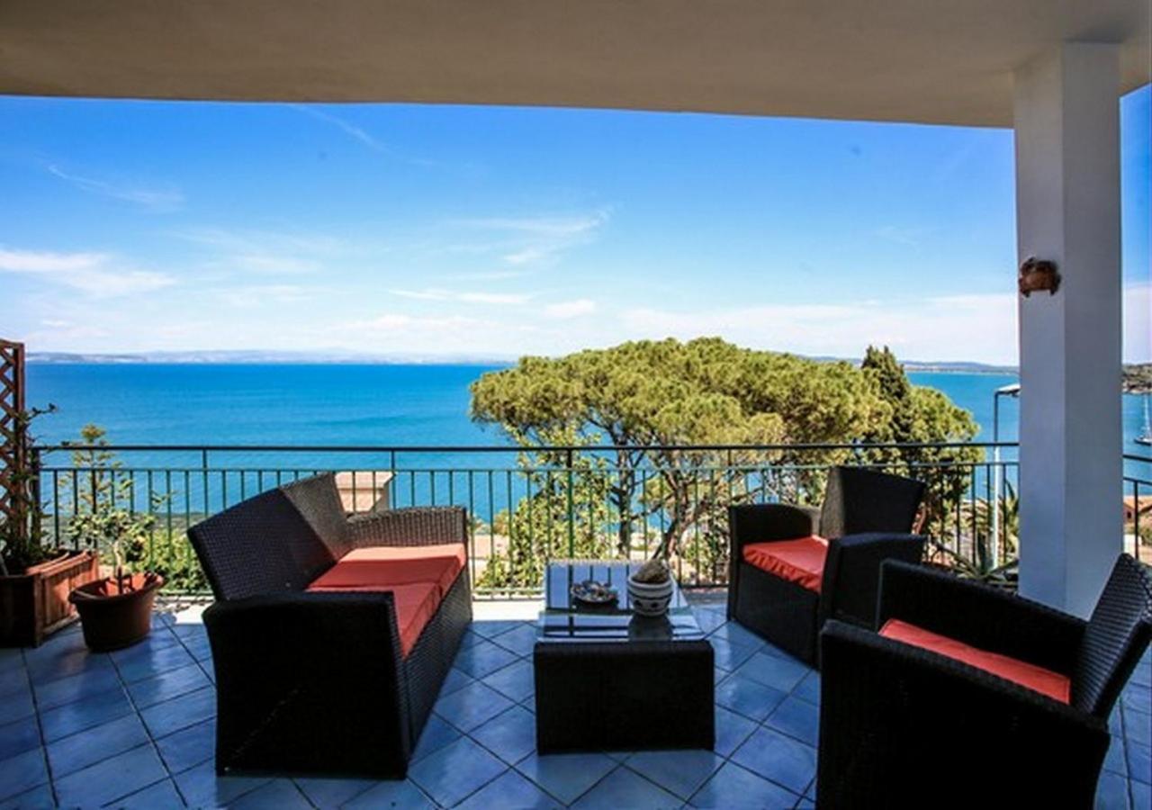 Апартаменти Terrace Sea View Порто-Санто-Стефано Екстер'єр фото